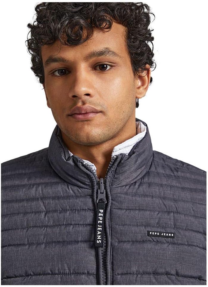 Pepe Jeans Herren Boswell Gillet Jacket XS Grey (Grey Marl), XS Grey (Grey Marl)