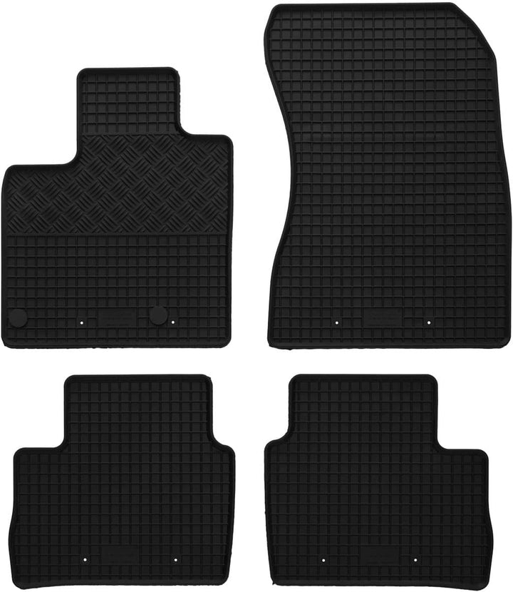 Gummi Fussmatten passend für Nissan Qashqai J12 ab 6/2021 AZUGA AZ10091538 Gummimatten Automatten