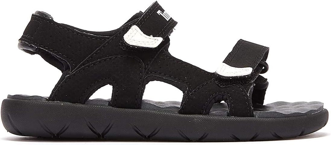 Timberland Unisex Kinder Perkins Row 2-Strap (Youth) Sandalen 21 EU Schwarz, 21 EU Schwarz