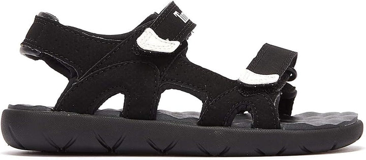 Timberland Unisex Kinder Perkins Row 2-Strap (Youth) Sandalen 21 EU Schwarz, 21 EU Schwarz