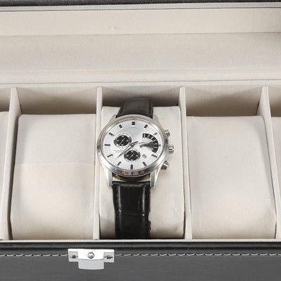 Leder Uhrenbox Armbanduhr Behälter Aufbewahrungsbox PU Leder Box Fall Herrenuhr Display Box Uhr Schm