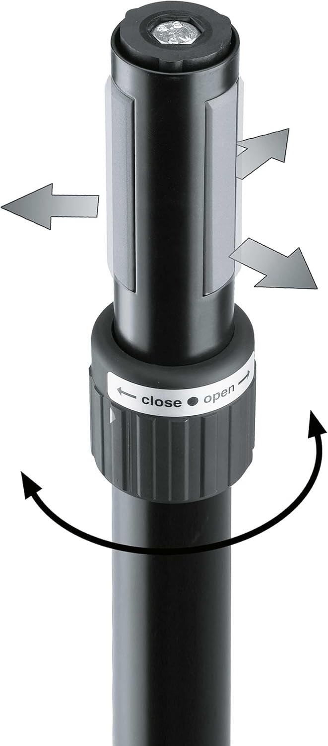 K&M 19674 Boxenschrägsteller - Ring Lock, schwarz