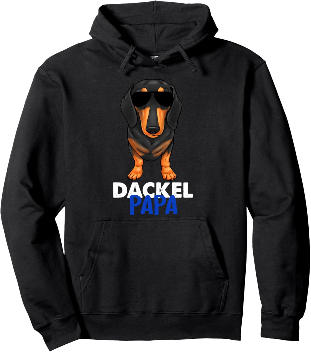 Best Dackel Dad Ever Kurzhaar Dackel Pulli Hunde Dackel Papa Pullover Hoodie