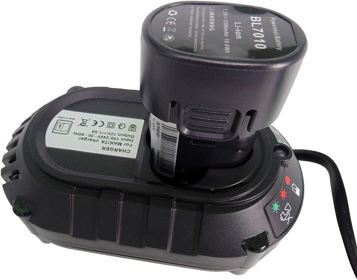DC10WA Ladegerät Ersetzen für Makita BL1013 BL1014 194550-6 194551-4 195332-9 DC10WB Lithium-Ionen-A
