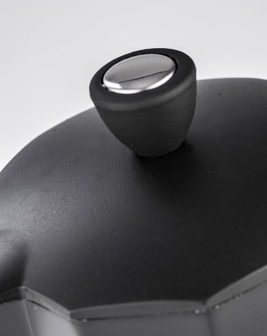 Barazzoni La Caffettiera Deluxe Schwarz für 6 Tassen. Zertifiziertes Produkt von der italienischen A