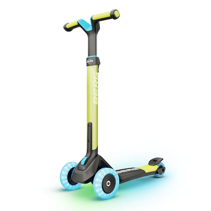 BERG Nexo Foldable Lights LED-Deck Kinderroller | Scooter | Klappbar & Tragbar | LED-Lichteffekte |