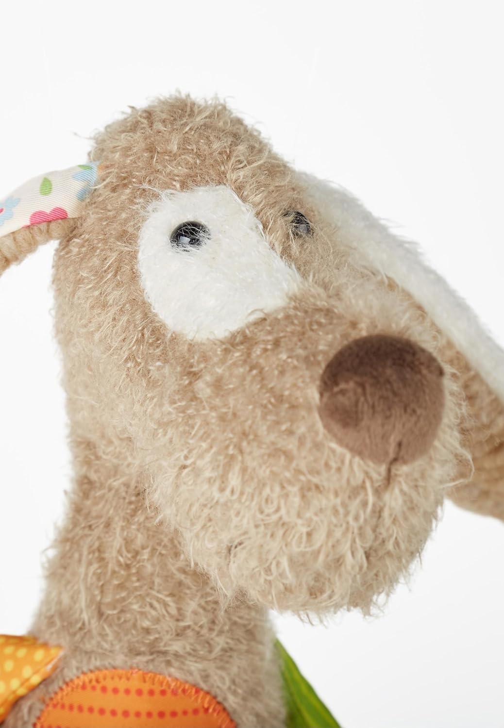 SIGIKID 42845 Stofftier Hund Patchwork Sweety Kuscheltier zum Spielen & Schmusen aus weichem Materia