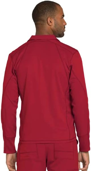 Dickies Dynamix DK310 Herren-Schlupfkasack, mit Reissverschluss vorne 5XL Rot, 5XL Rot