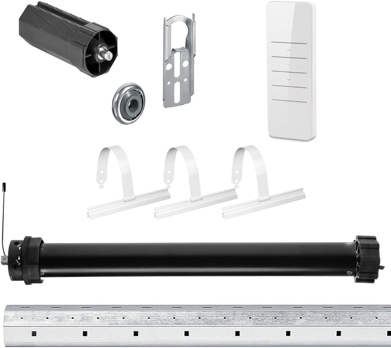 NOBILY Rolladen-Komplett-Set f. 60mm Achtkantwelle Mechanischer Funk Maxi-Rolladenmotor PR5 10Nm + M