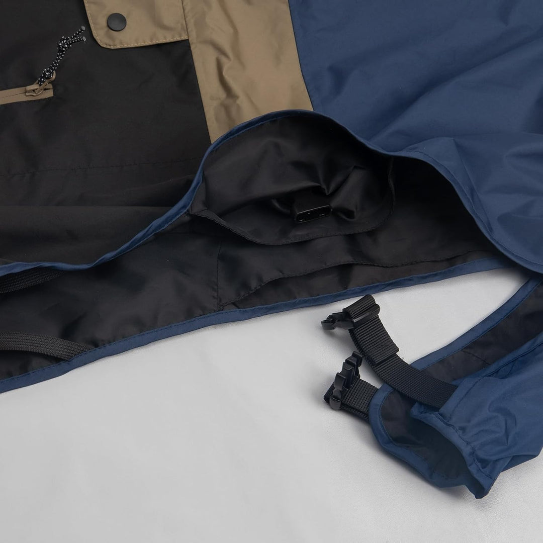 Baja Coastline wasserdichte Hundejacke – Hunde-Regenmantel mit Kapuze, leichte und verstellbare Hund