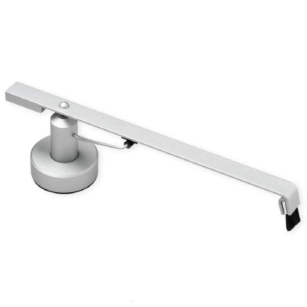 Pro-Ject Sweep It E Mitlaufbesen mit Naturhaarbürste (Silber), Silber