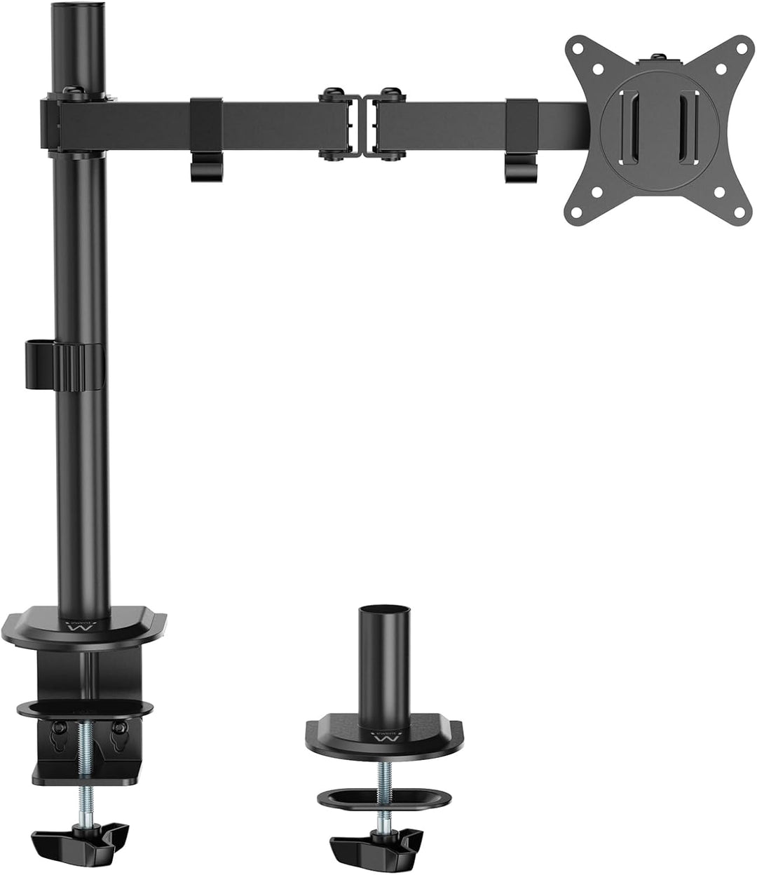 Ewent EW1510 Monitor Halterung 1 für 13-27 Zoll Flach Bildschirm, Einzelner Arm für MonitorPC, mit K