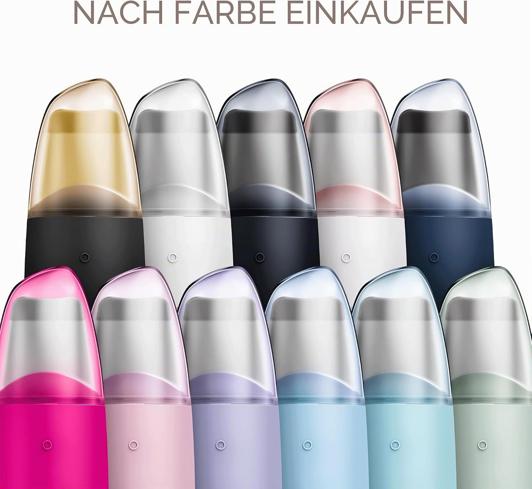 GESKE | SmartAppGuided™ MicroCurrent Skin Scrubber &amp; Blackhead Remover | 9 in 1 | Skincare Tools | F