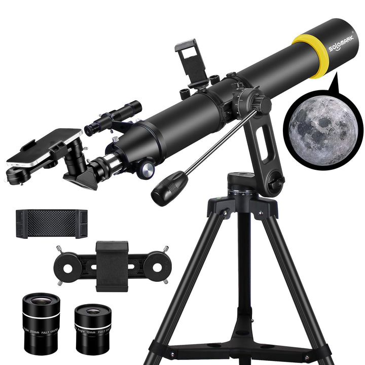 Teleskop für Erwachsene, Professionelle Hochleistungs 90mm Blende 800mm Refraktor Teleskope für Astr