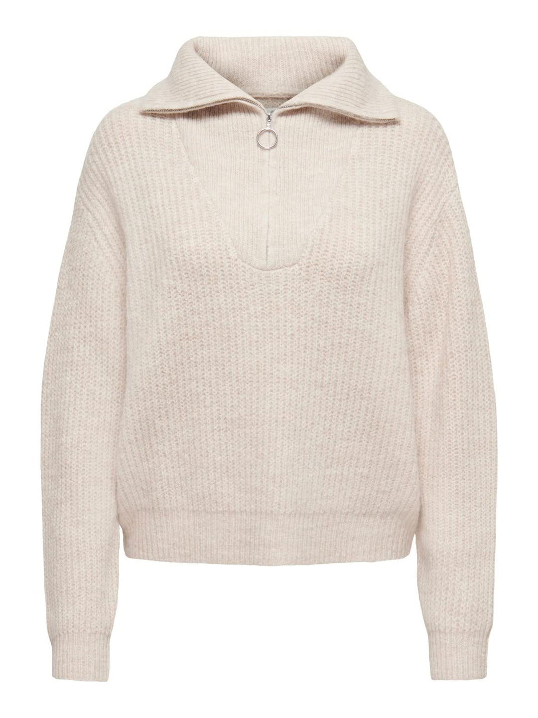 ONLY Female Strickpullover ONLBAKER Strickpullover XS Cloud Dancer/Detail:melange, XS Cloud Dancer/D