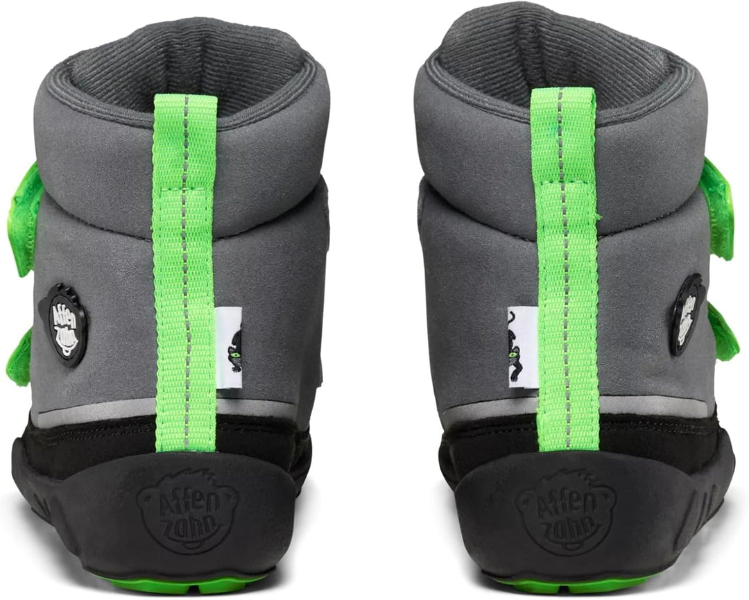 Affenzahn Winterstiefel Vegan Comfy warm gefüttert, wasserdicht mit Kletterverschlüssen, Grösse 21-3