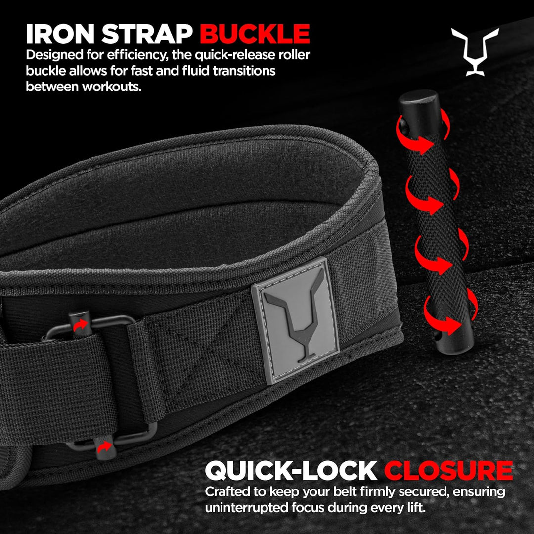 JAG Gewichthebergürtel Herren und Damen - Auto Lock Lifting Belt mit Zughilfen Bodybuilding für Kraf