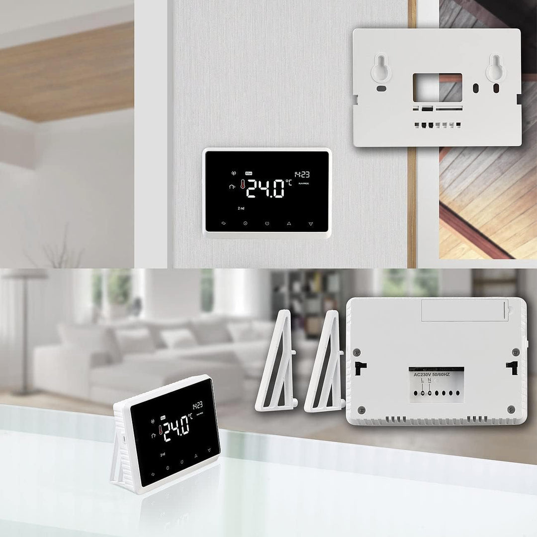 revolt Funk Raumthermostat: Funk-Thermostat mit WLAN und App für Gastherme und Wasserboiler (Raumthe