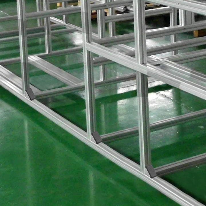 10x EYPINS Befestigungsmaterial Winkel, Aluprofil 40x40 Nut 8 Eckwinkel 90 Grad Winkel Raster Aluwin