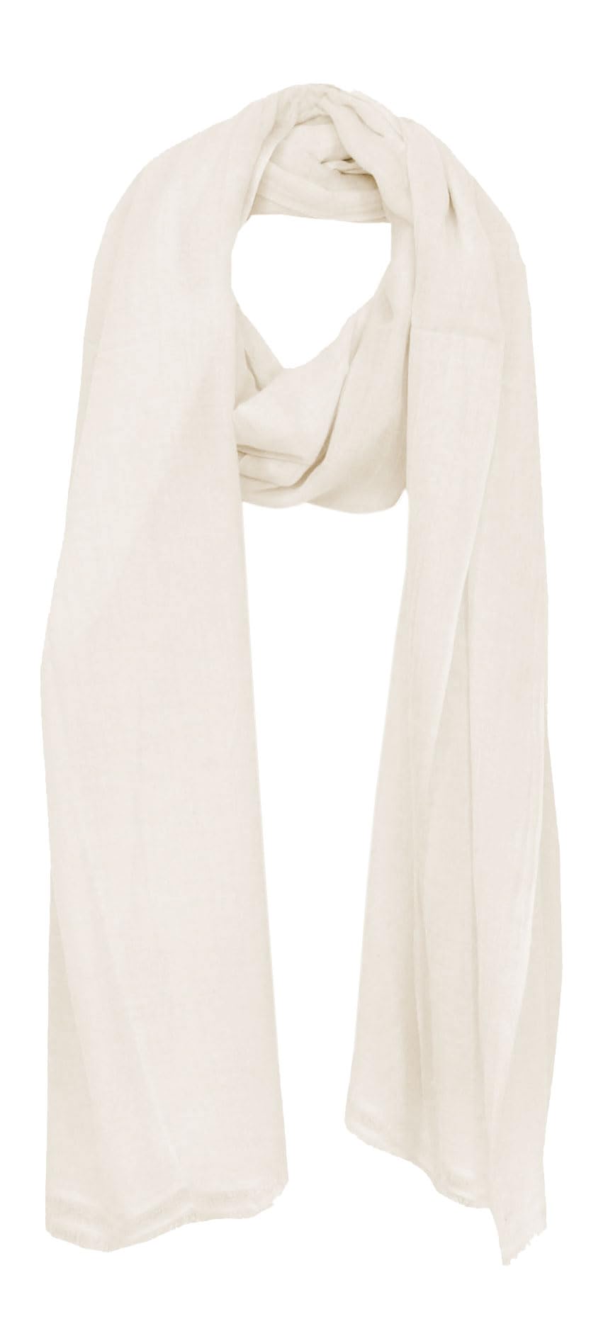 Bovari Pashmina Kaschmir Schal Damen - 70% Kaschmir 30% Seide - extra leicht/dünn - Sommerschal - 20