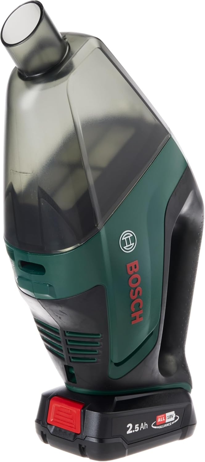 Bosch Home and Garden Akku Staubsauger UniversalVac 18 (2,5 Ah Akku, 18 Volt Sytem, im Karton), Gree