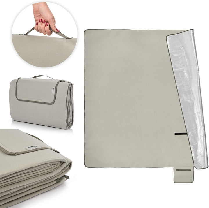 meteor Extra Large Picknickdecke mit wasserdichter Unterseite XXL sanddichte campingdecke Outdoor st