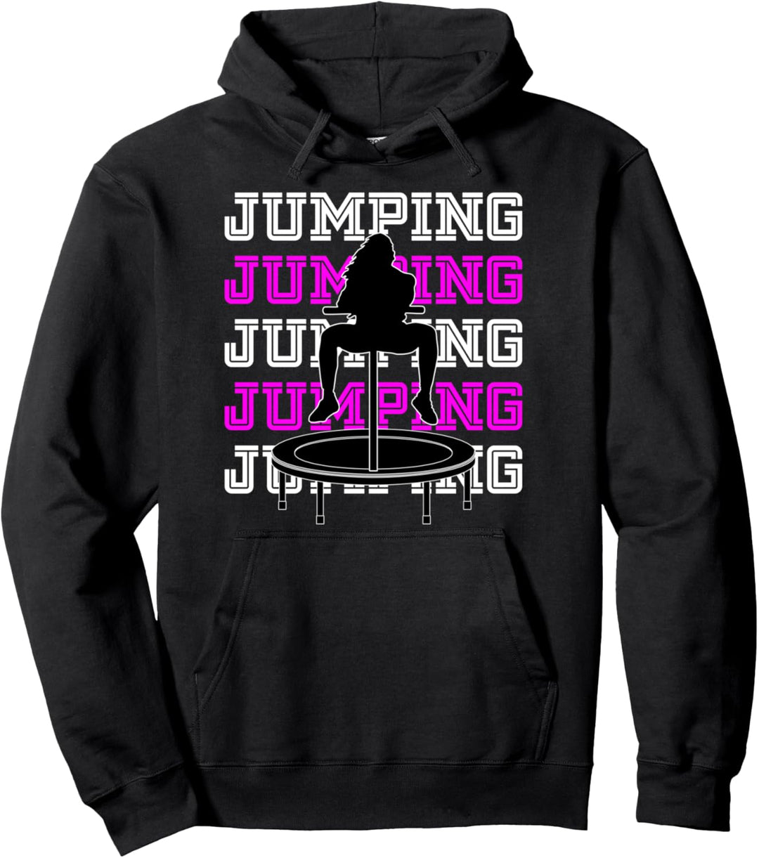 Jumping Trampolin Trendsport Fitness Damen Jumpstyle Pullover Hoodie