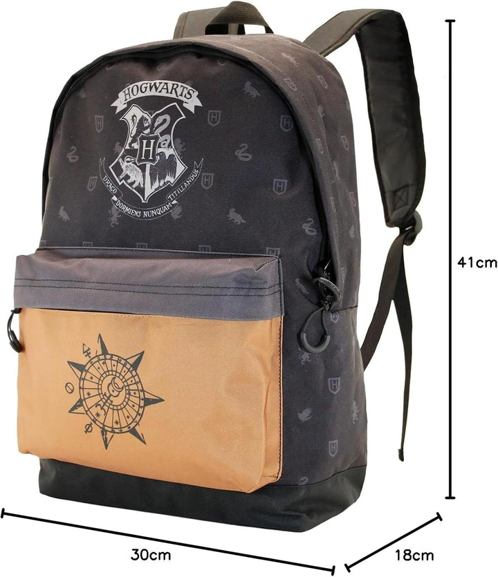 Harry Potter Howgarts-FAN HS Rucksack, Schwarz