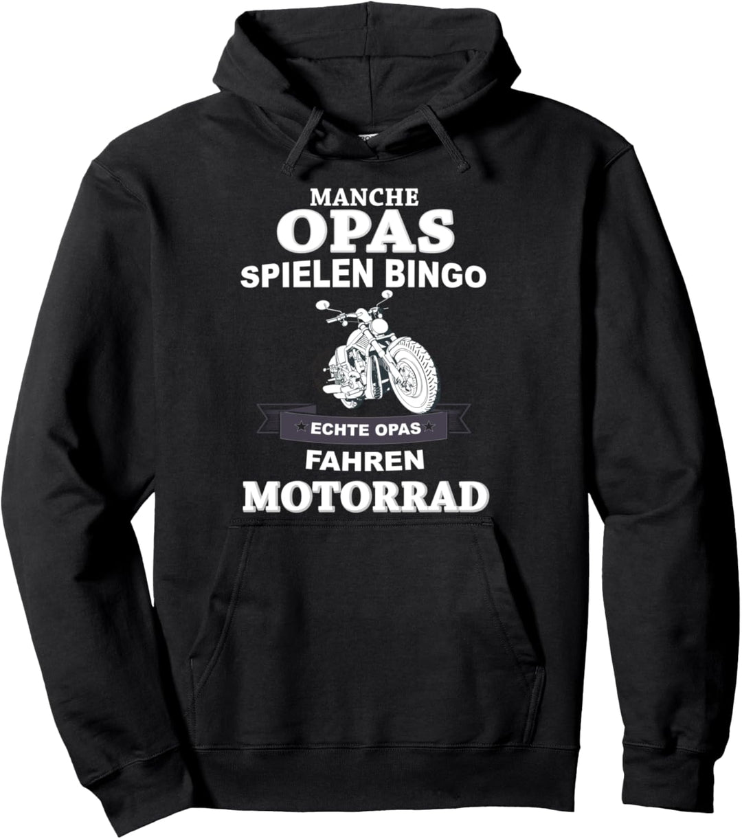 Echte Opas fahren Motorrad Bester der Welt outfit Spruch Pullover Hoodie