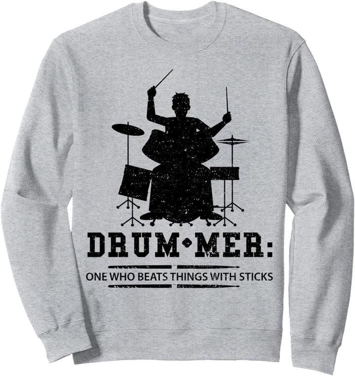 Schlagzeuger: Drummer Definition - Schlagzeug Sprüche Sweatshirt