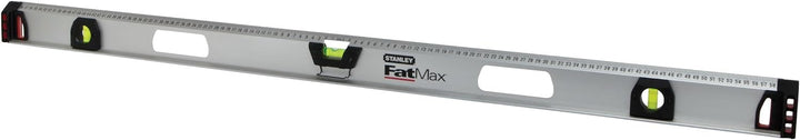 Stanley FatMax I-Profil Wasserwaage II (120 cm Länge, magnetisch, 2 vertikale Libellen/1 horizontale
