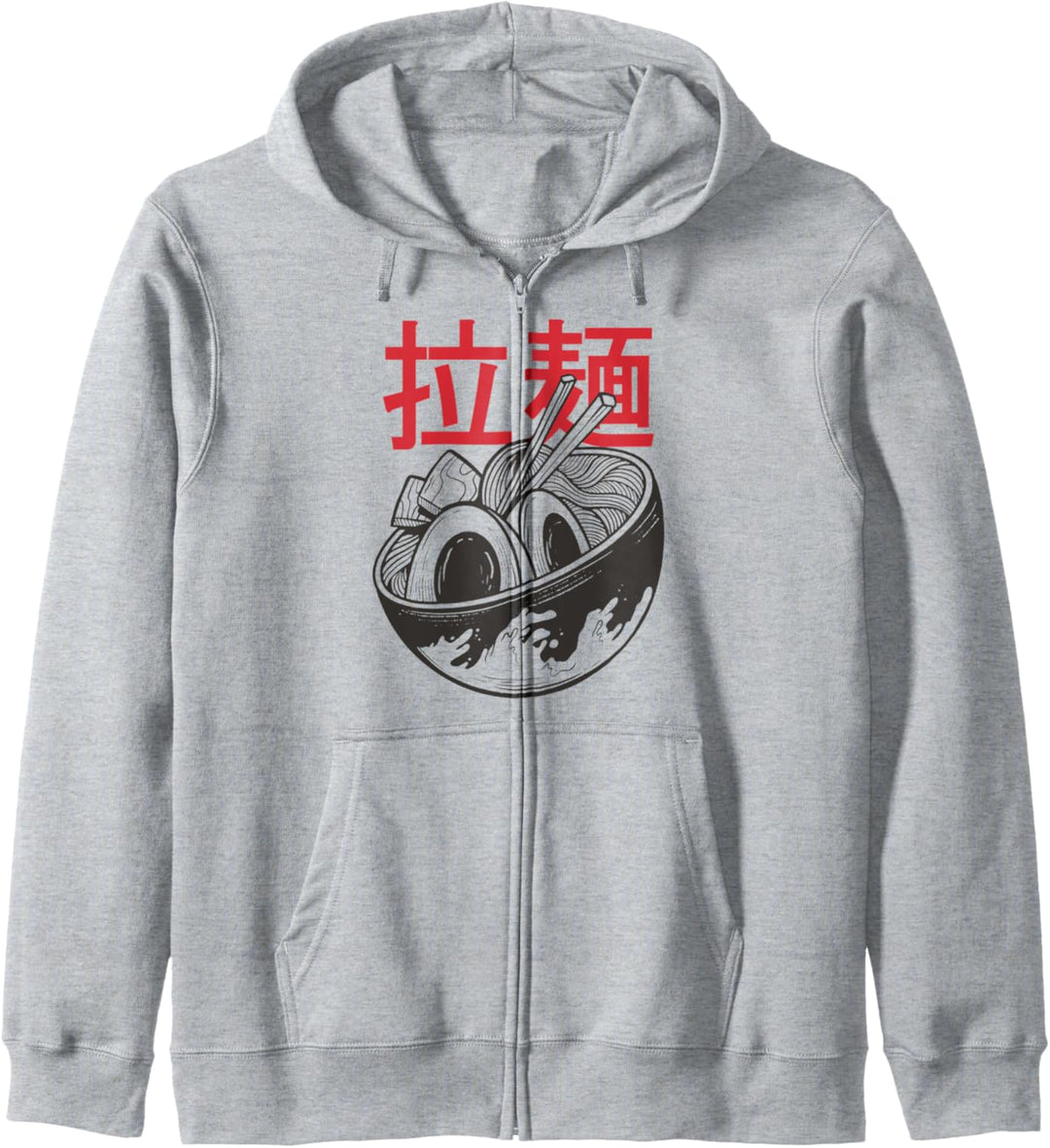 Ramen Schale Japanische Lebensmittel Nudeln Floral Kapuzenjacke