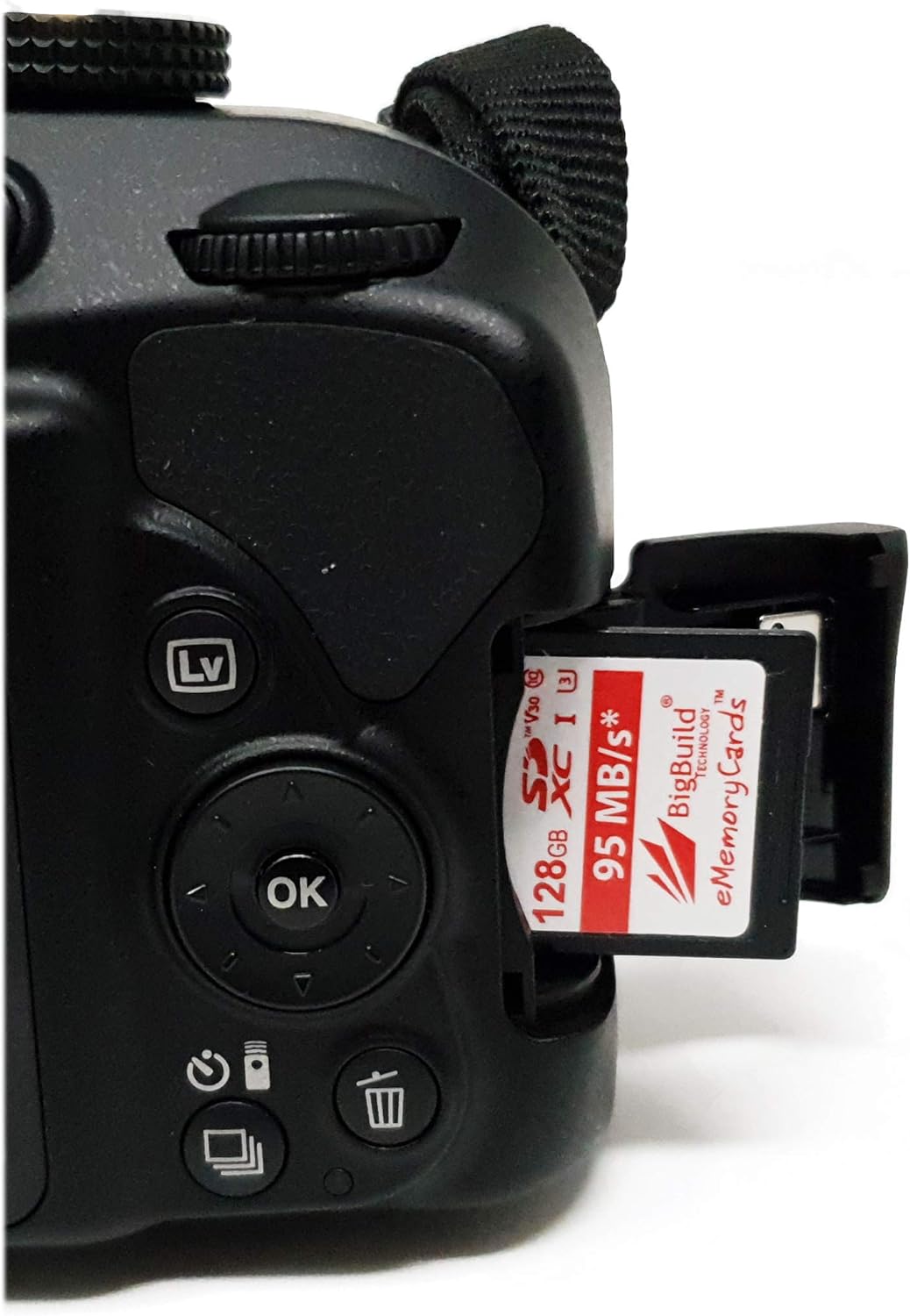 BigBuild Technology 128GB UHS-I U3 95MB/s Speicherkarte für Sony Alpha 68, 68K, A5000, A5100, A68, A