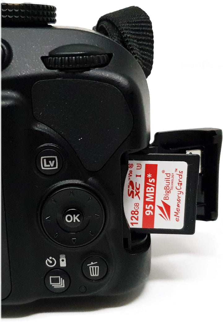 BigBuild Technology 128GB UHS-I U3 95MB/s Speicherkarte für Sony Alpha 68, 68K, A5000, A5100, A68, A