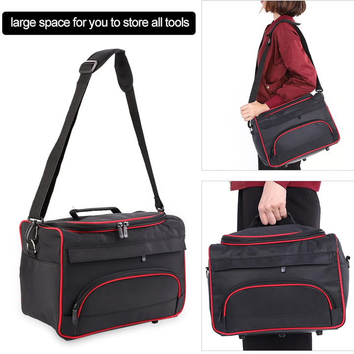 Handtasche, Tragbare Umhängetasche, Professional Friseurtasche, GrossE Lagerung Multifunktions Make