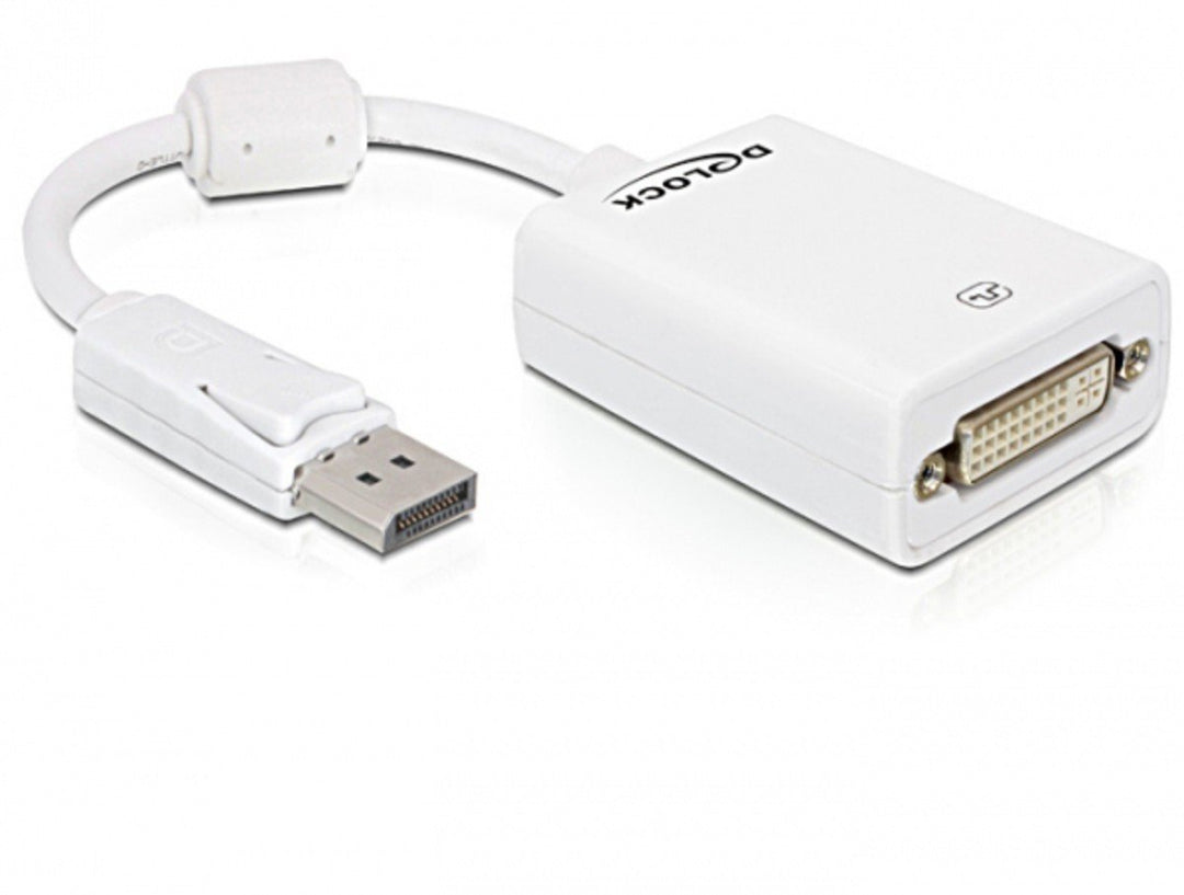 DeLock Adapter Displayport-St > DVI24+5-Bu Weiss