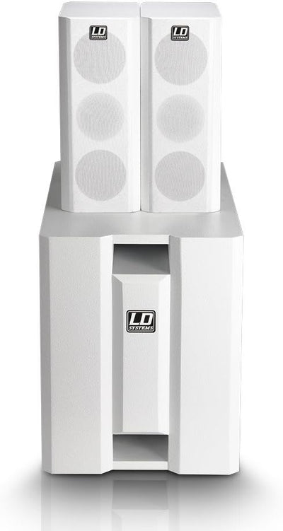 LD Systems LDDAVE8XSW Dave Serie Multimedia System (20,3 cm (8 Zoll), 117 dB/mW, aktiv) weiss LD Sys