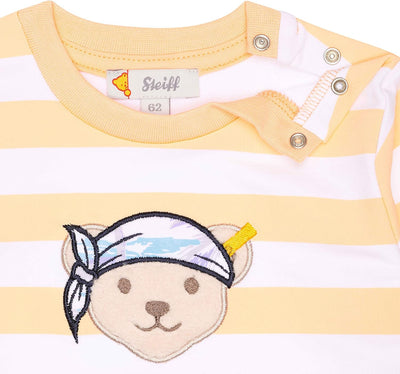 Steiff Jungen Kapuze Teddykopf Ohne Squeezer Sweatshirt 68 Peach Fuzz, 68 Peach Fuzz
