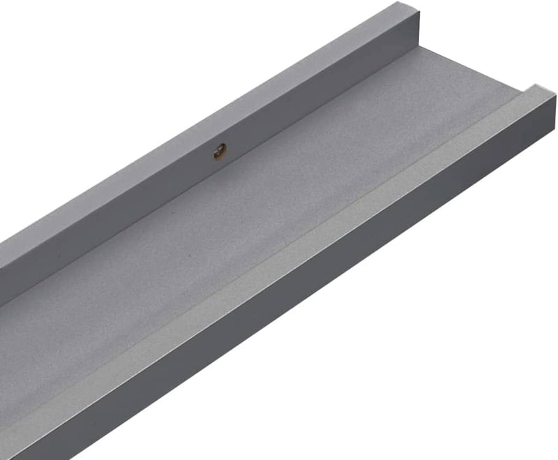 Festnjght 2er Set Bilderleiste Wandregal Schweberegal Bilderregal Wandboard Regal für Bilderrahmen F