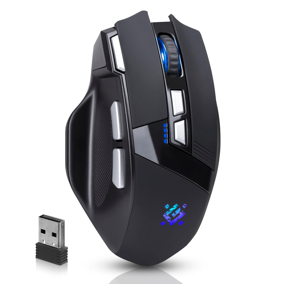 Defender Knight GM-885 Kabellose Gaming Maus, RGB Beleuchtung, 3200 DPI, 400 mAh Akku, 7 programmier