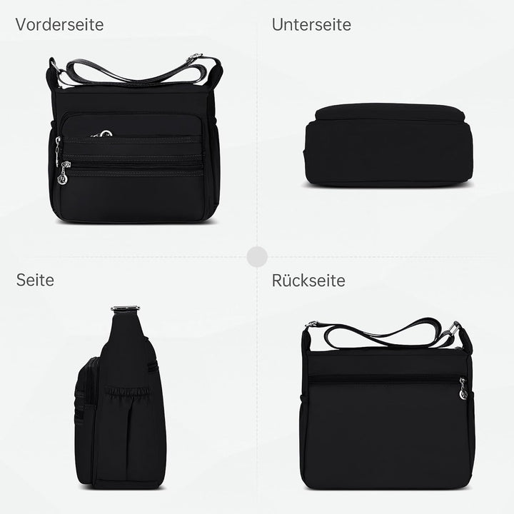 DIRRONA Damen Umhängetasche Casual Gross Kapazität Schultertasche Wasserdicht Damen Reise Arbeit Läs