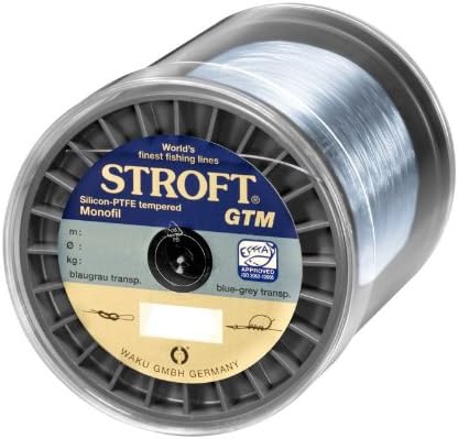 STROFT GTM 1000 m Monofile Angelschnur 0.08 mm bis 0.60 mm Blaugrau transparent 0,160mm-3kg, 0,160mm