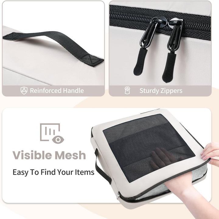 Packing Cubes for Suitcase 8 Set, Leichtgewichtige Gepäck Packing Organizer Packing Cubes für Reisez