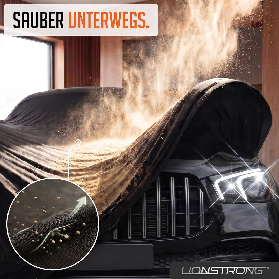 LIONSTRONG® Autoabdeckung Innenraum [HOCHWERTIGER Stoff 220 G/M²] - SUV-XL 7) SUV-XL, 7) SUV-XL
