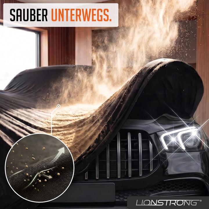 LIONSTRONG® Autoabdeckung Innenraum [HOCHWERTIGER Stoff 220 G/M²] - SUV-XL 7) SUV-XL, 7) SUV-XL