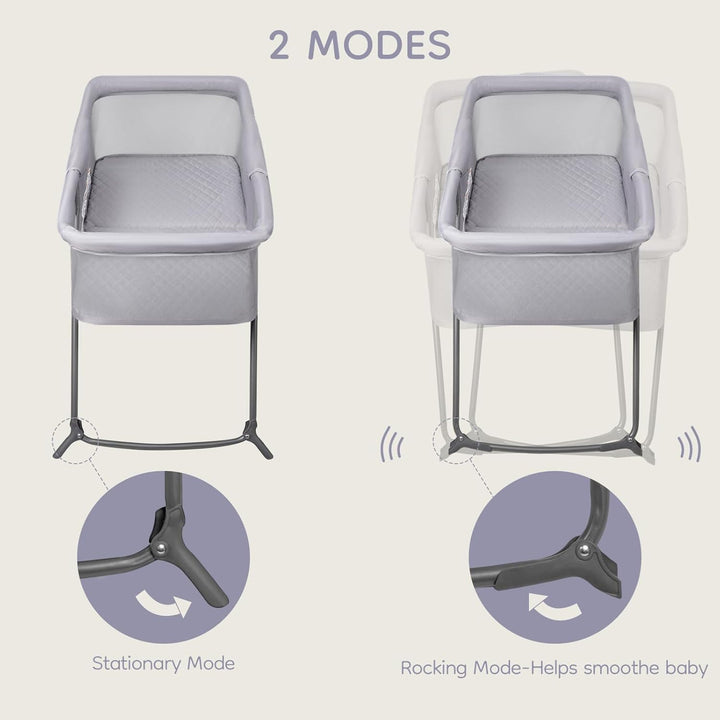 Faltbares Babybett mit Moskitonetz, Babybett, Reisebett, Geschenk für Baby und Neugeborene