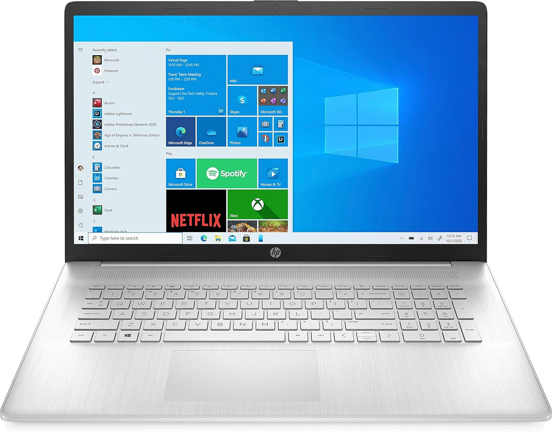 HP 17-cp0057ng (17,3 Zoll / Full HD IPS) Laptop (AMD Ryzen 5 5500U, 16GB DDR4 RAM, 512GB SSD, AMD Gr