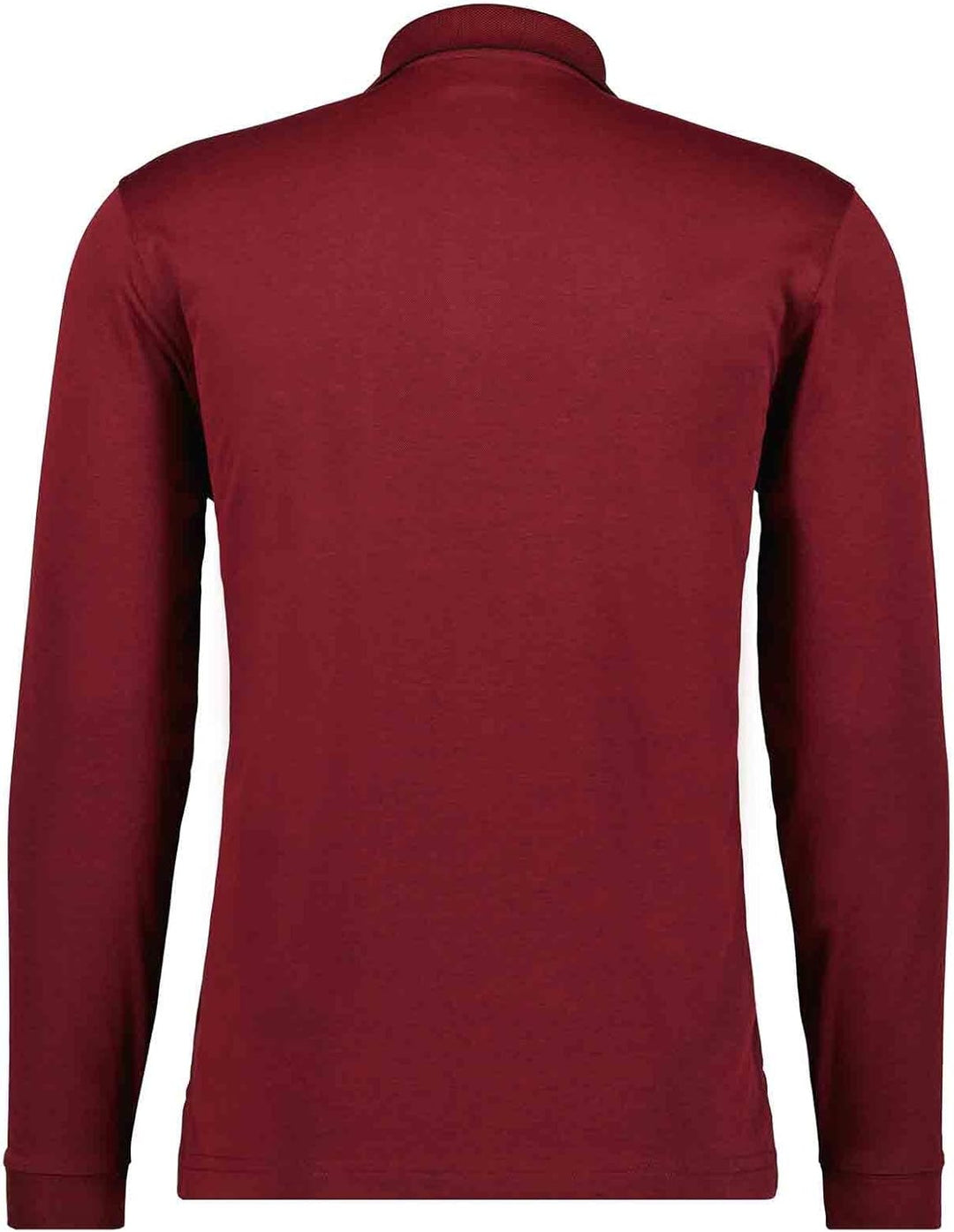 RAGMAN Herren Softknit-Polo mit Brusttasche, Langarm S Rot-060, S Rot-060