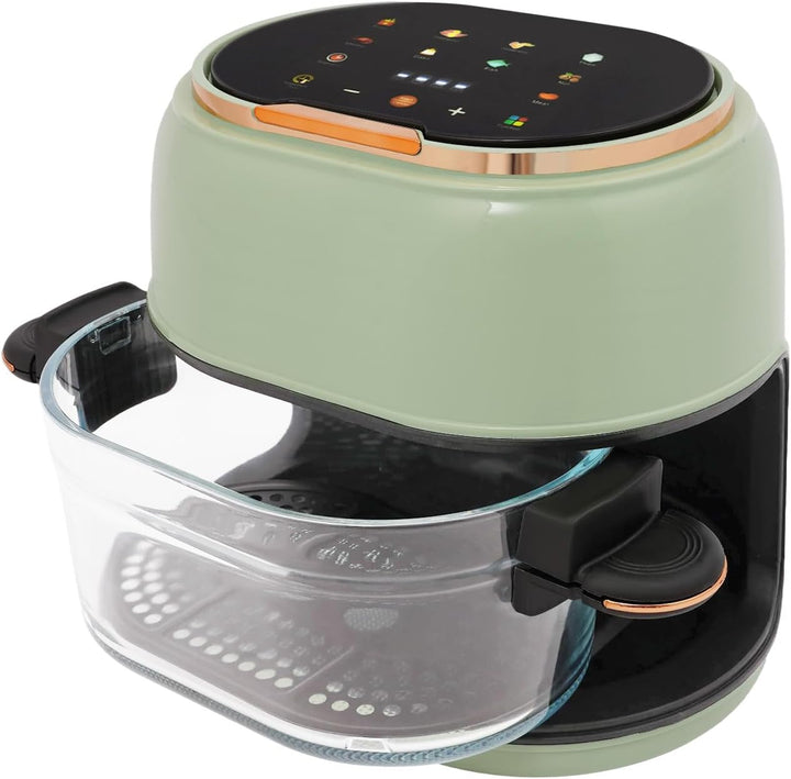 Heissluftfritteuse Mit Sichtfenster Und Touchscreen, 1350W, 4L Kapazität, Temperatur 80-190°C, Aus G