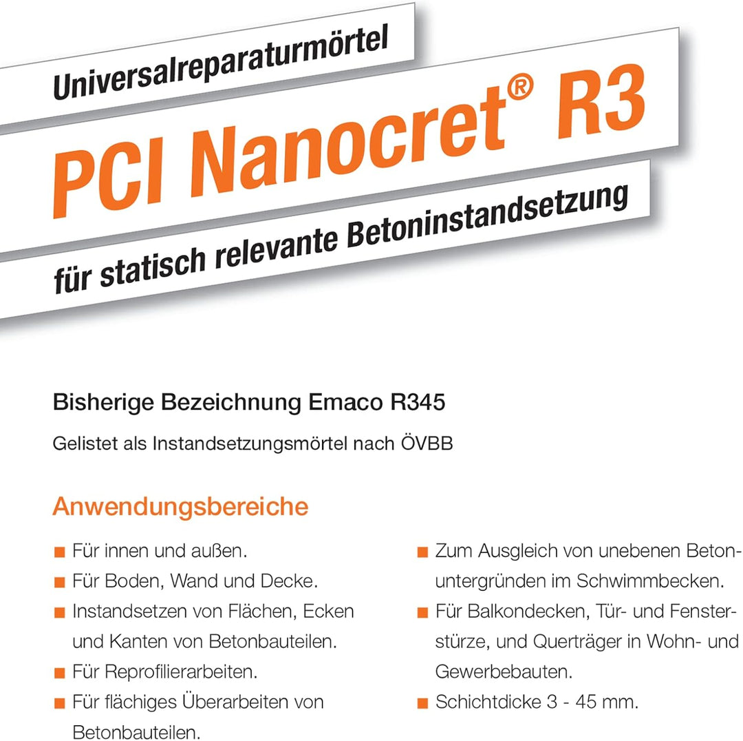PCI Nanocret R3 25 kg (Nanocret 70)